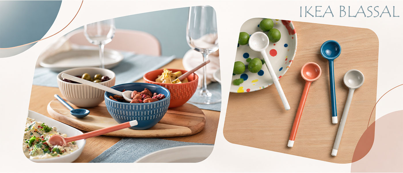 ست 4 عددی قاشق چای خوری ایکیا مدل IKEA BLASSAL